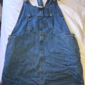 forever21 denim overall dress *worn once